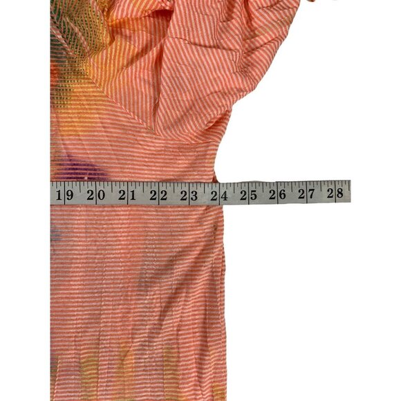 Westbound Women's Peach Floral Top - Picture 4 of 5